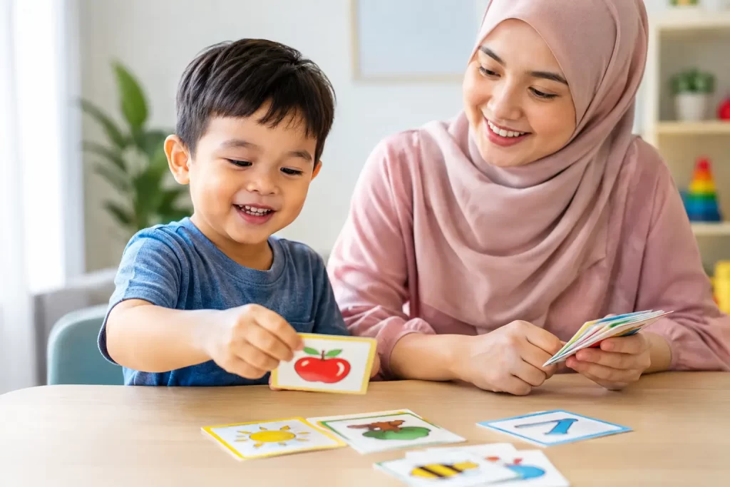Cara Guna Kad Imbas Prasekolah Dengan Seronok
